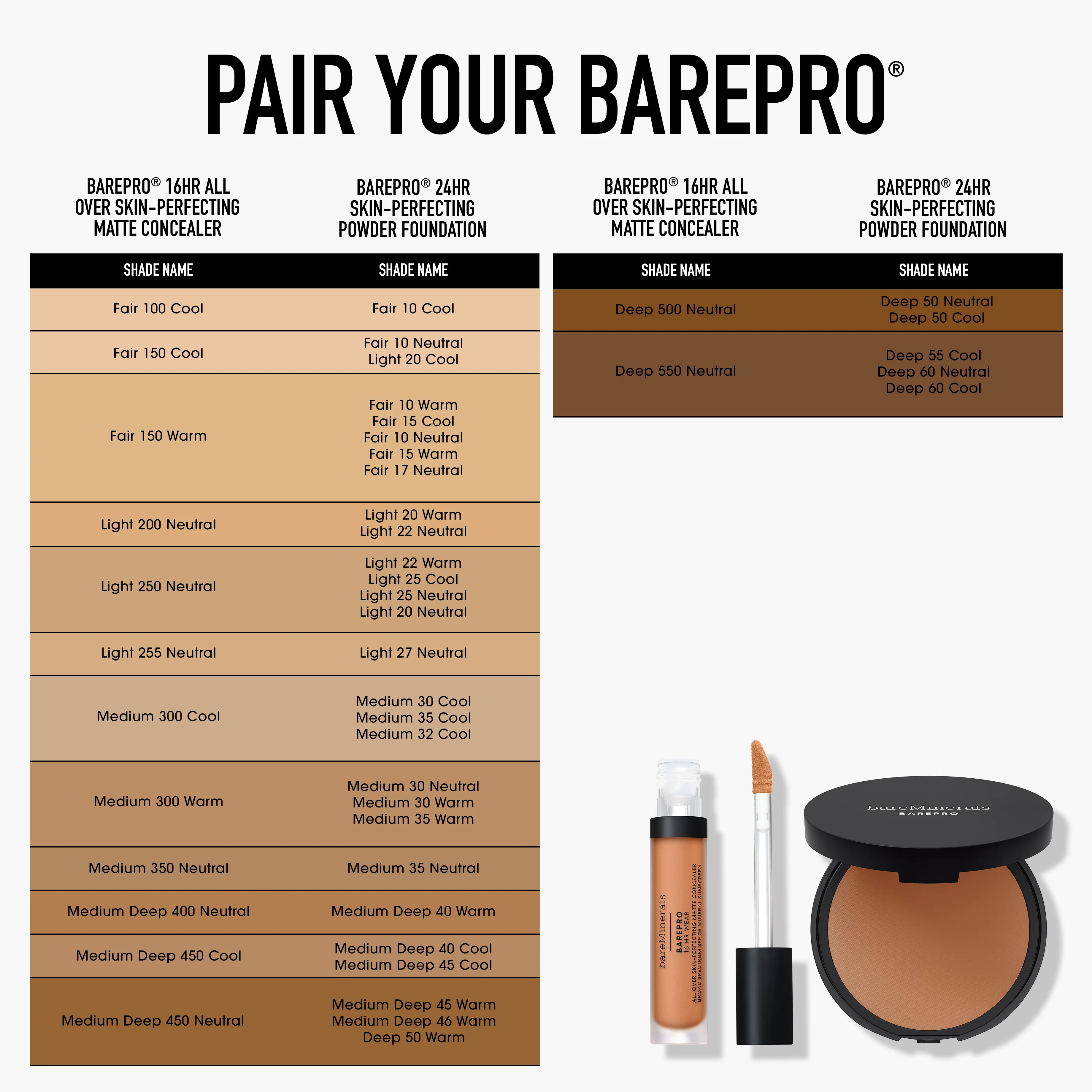BAREPRO® 16HR All Over Skin-Perfecting Matte Concealer - Image 71