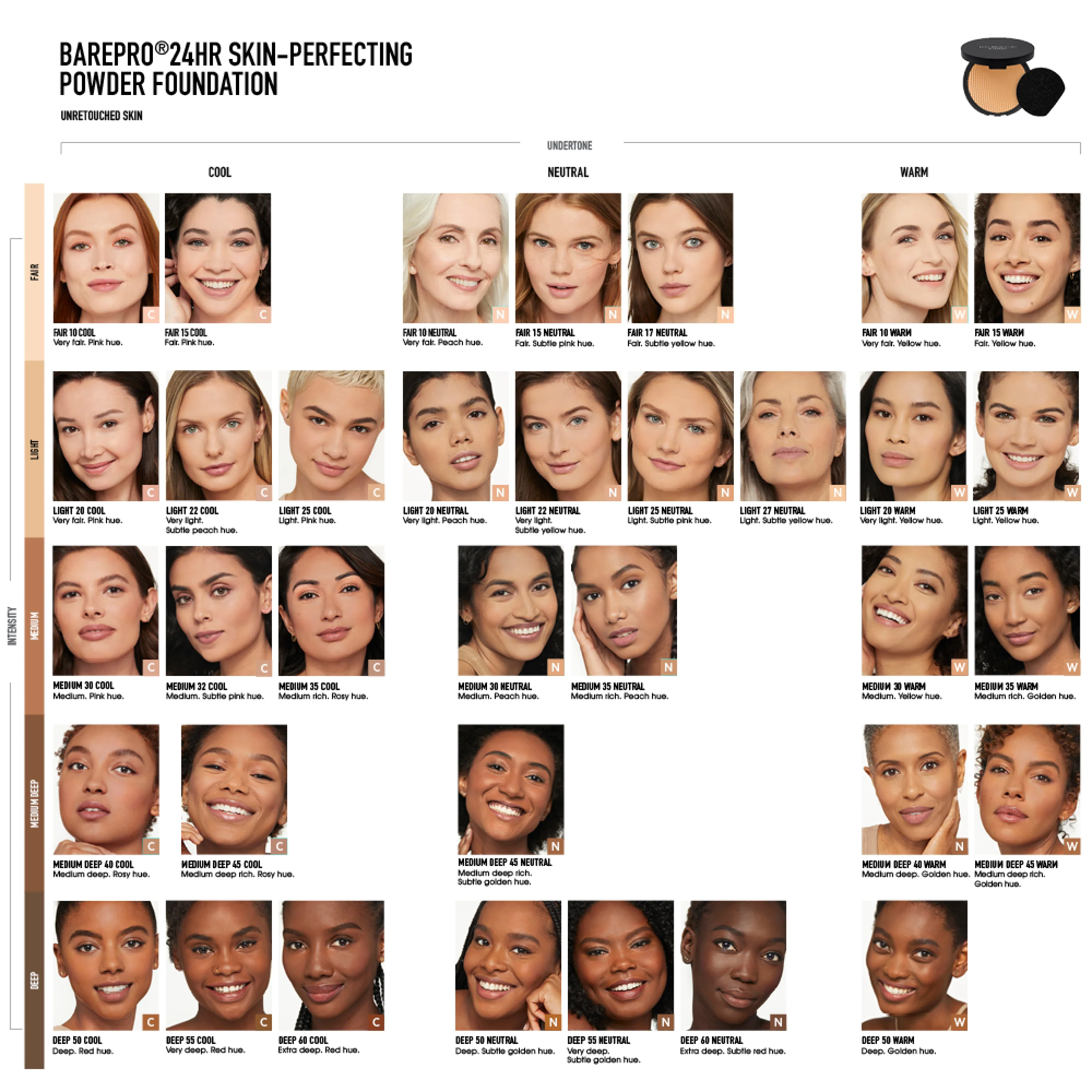 BAREPRO® 24HR Powder Foundation and Luxe Brush Bundle - Image 4