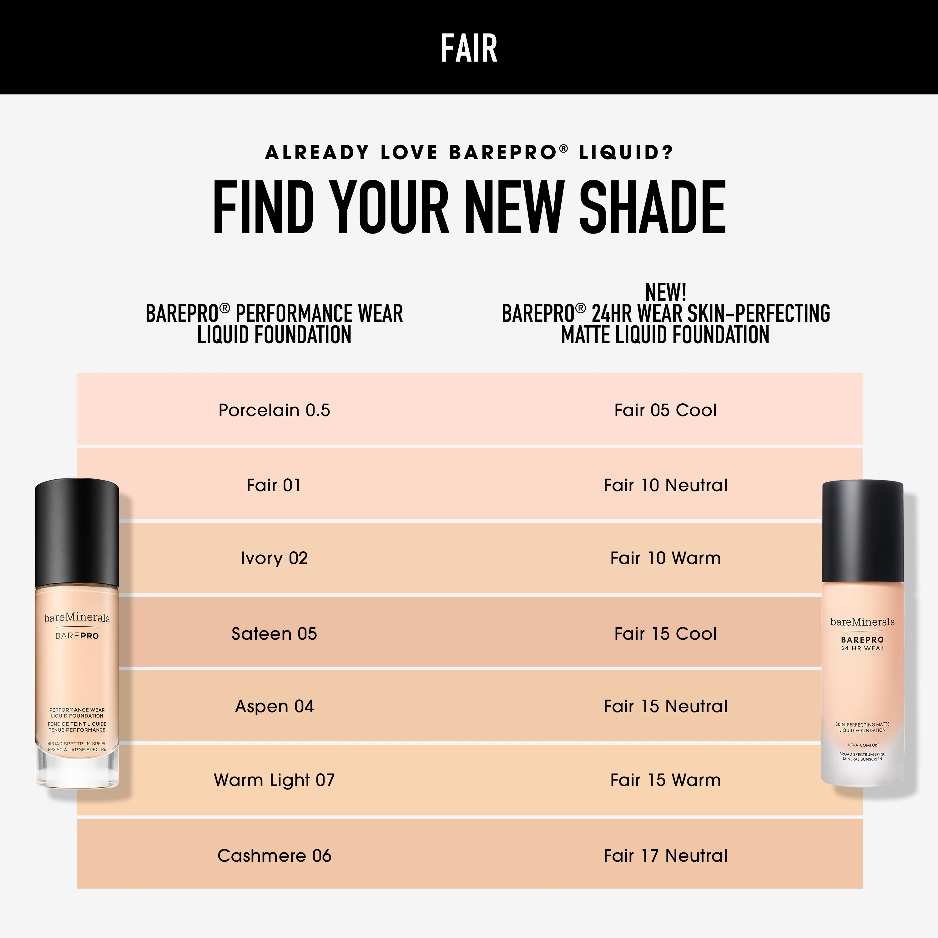 BAREPRO® 24HR Wear Skin-Perfecting Matte Liquid Foundation Mineral SPF 20 - Image 99