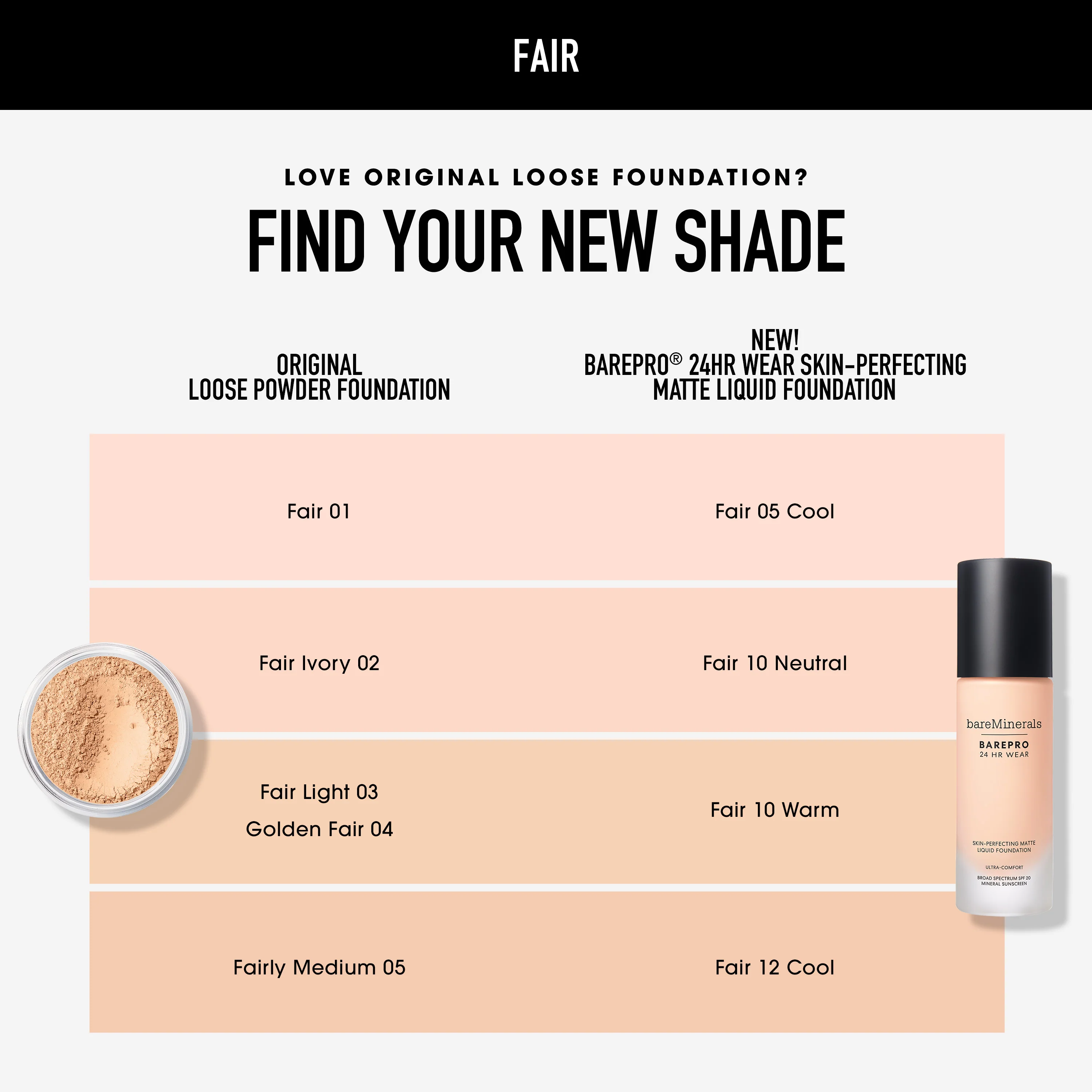 BAREPRO® 24HR Wear Skin-Perfecting Matte Liquid Foundation Mineral SPF 20 - Image 101
