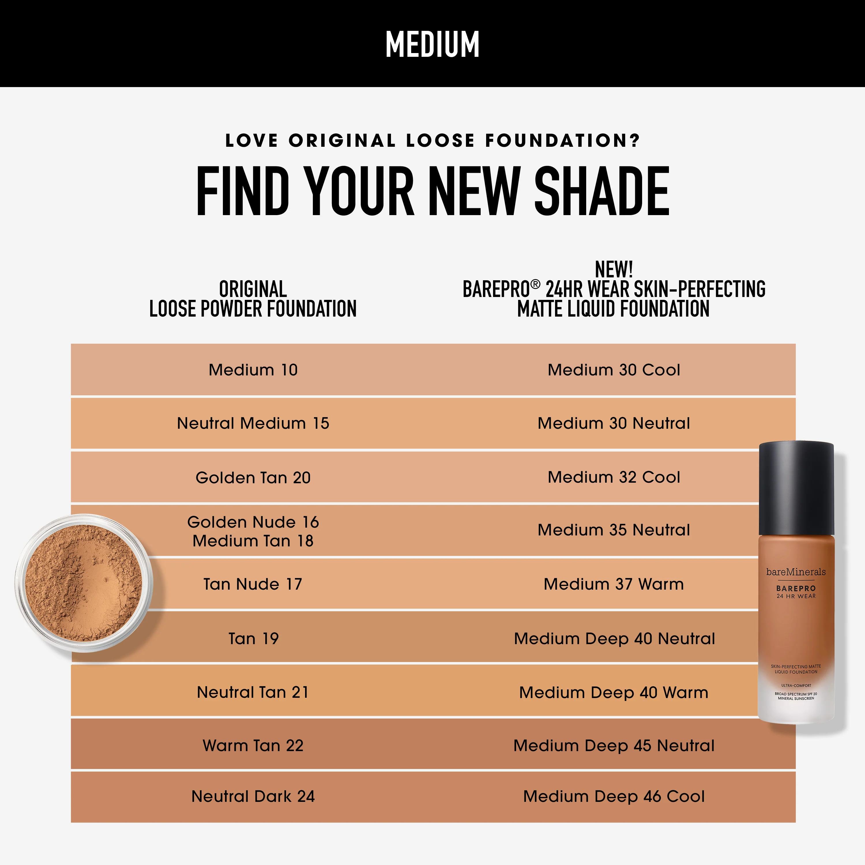 BAREPRO® 24HR Wear Skin-Perfecting Matte Liquid Foundation Mineral SPF 20 - Image 136