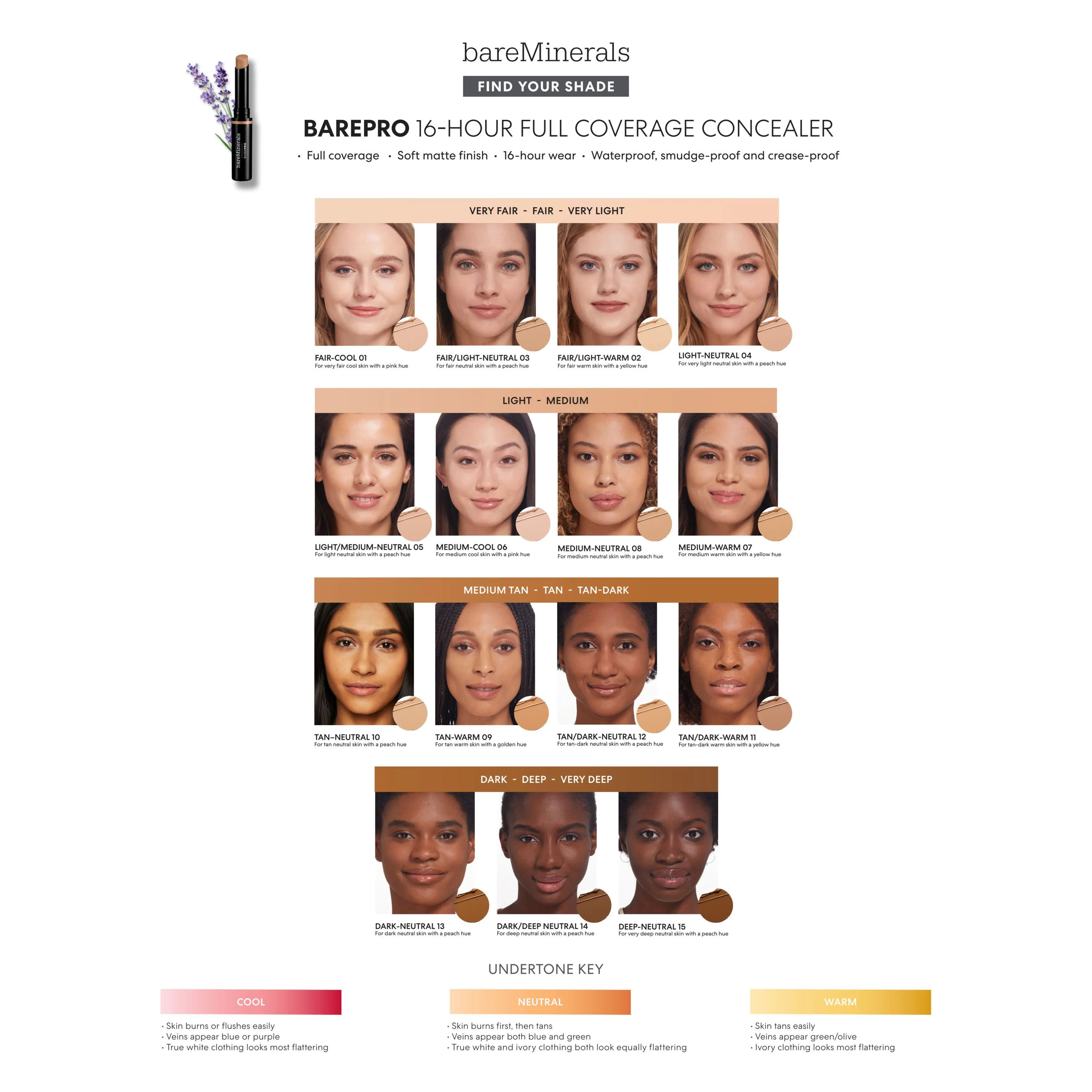 BAREPRO® 16HR Full Coverage Concealer - Image 58