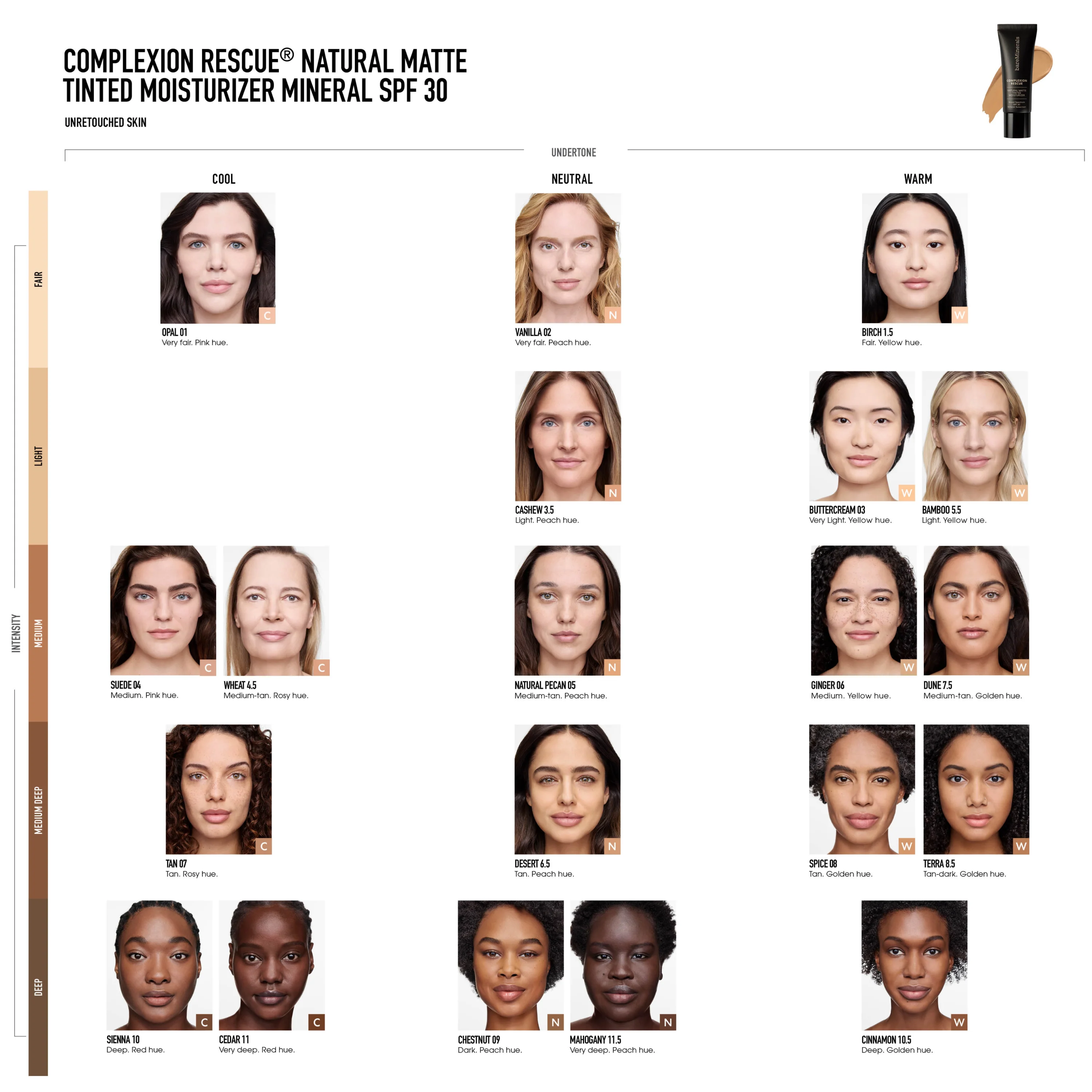 COMPLEXION RESCUE® Natural Matte Tinted Moisturizer Mineral SPF 30 - Image 47