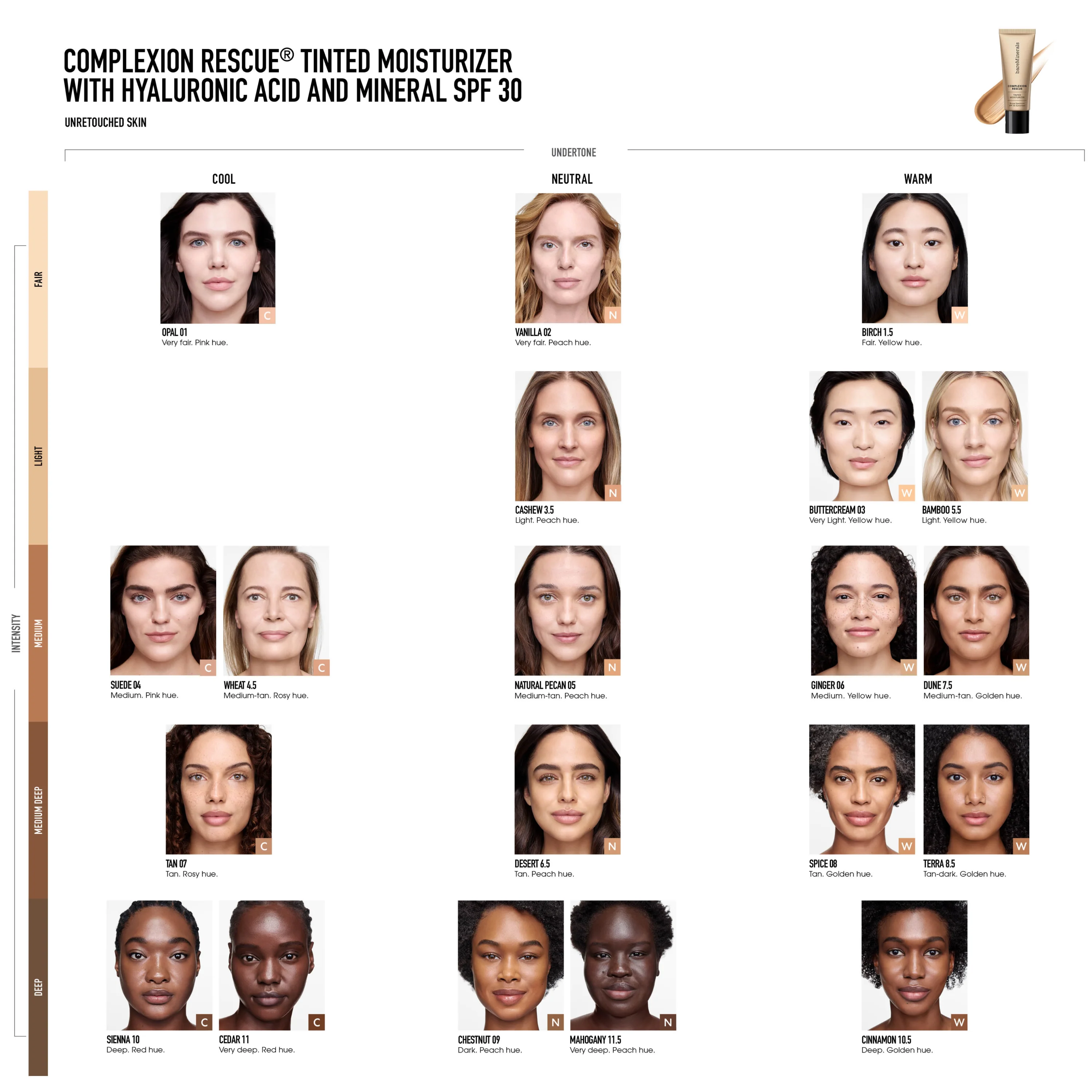 Mini COMPLEXION RESCUE® Tinted Moisturizer with Hyaluronic Acid and Mineral SPF 30 - Image 49