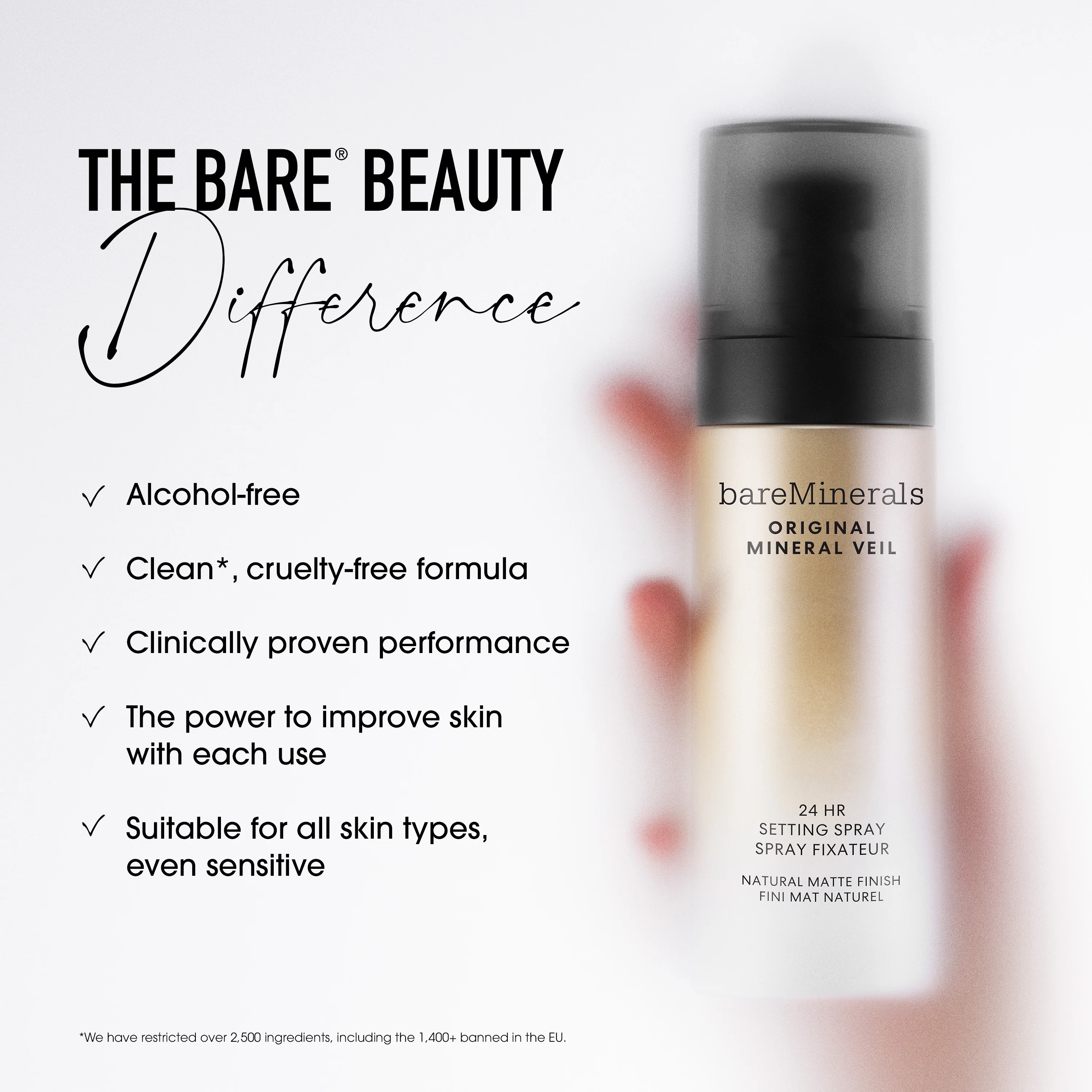 ORIGINAL Mineral Veil® 24HR Natural Matte Setting Spray - Image 6