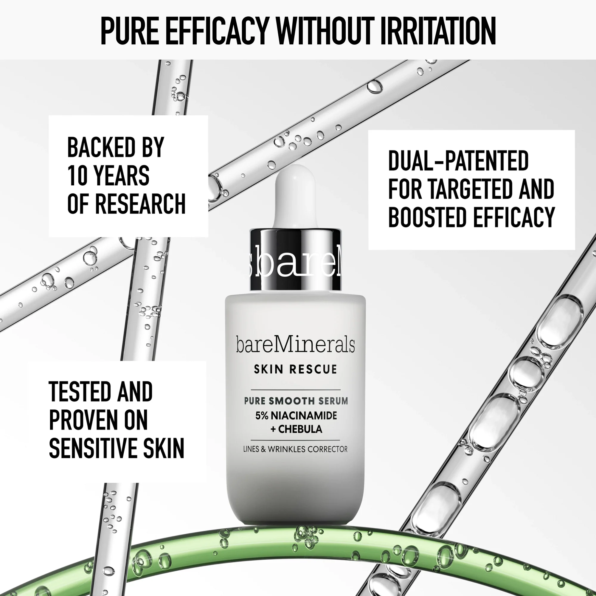 SKIN RESCUE Pure Smooth Serum with 5% Niacinamide and Chebula - Image 10
